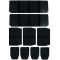 Набір пластикових перегородок для кейсу Einhell Plastic Compartments Set, 9шт