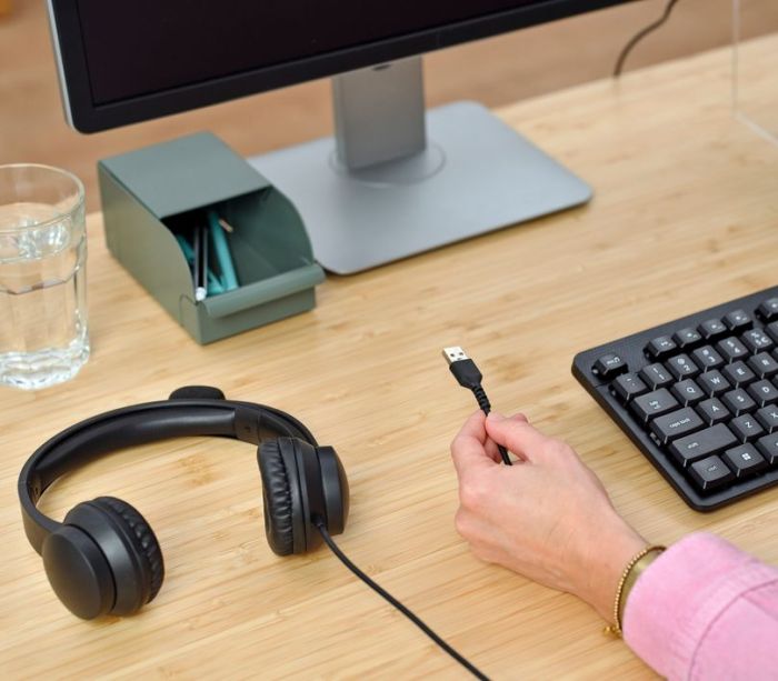 Гарнитура Trust Ayda, USB-A, чорний