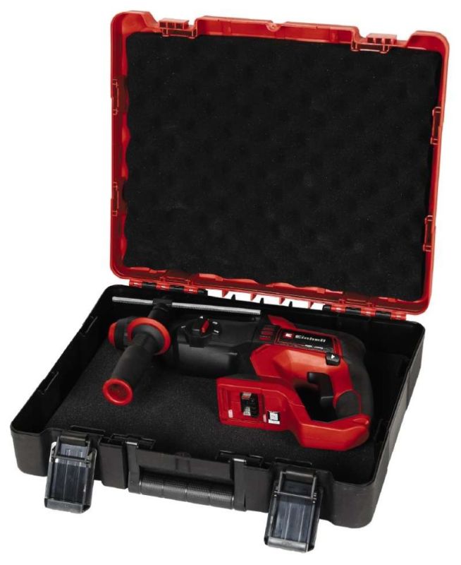 Перфоратор аккумуляторный Einhell TE-HD 18/20LI – Solo, SDS-plus, PXC 18В, 1.8Дж, 0-1300об•мин, 4750уд•мин, кейс, 2.7кг, без АКБ и ЗП