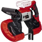 Пила стрічкова акумуляторна Einhell TE-MB 18/127LI - Solo PXC 18В 120м/хв 115/127мм 2 стрічки по металу 1141х13х0.65мм LED 5.5кг без АКБ та ЗП