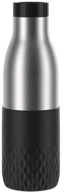 Термопляшка Tefal Bludrop soft touch, 500мл, нержавіюча сталь, графітовий