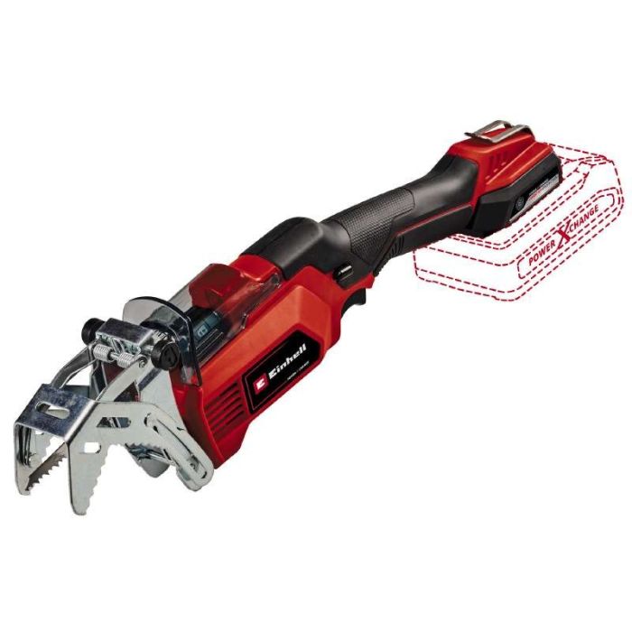 Пила сабельная аккумуляторная Einhell X-Change GE-GS 18/150 Li-Solo, PXC, 18В, пропил 100/80мм, ход 20мм 1.28кг, (без АКБ и ЗУ)