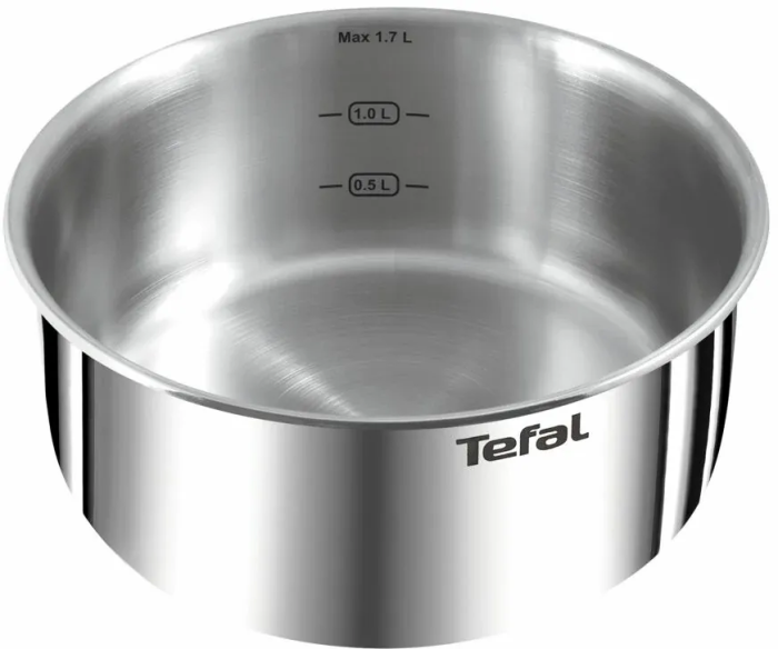 Набір посуду Tefal Ingenio Emotion, 13пр., нержавіюча сталь, скло, пластик, бакеліт, сріблястий