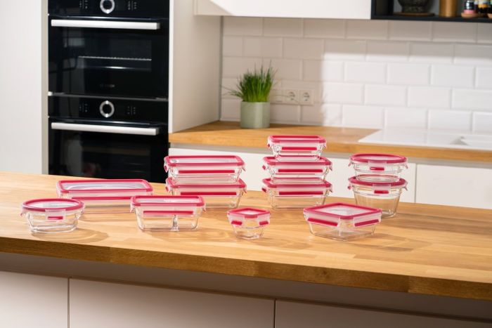 Набор контейнеров Tefal Master Seal, 3шт., стекло, прозрачный