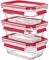 Набор контейнеров Tefal Master Seal, 3шт., стекло, прозрачный