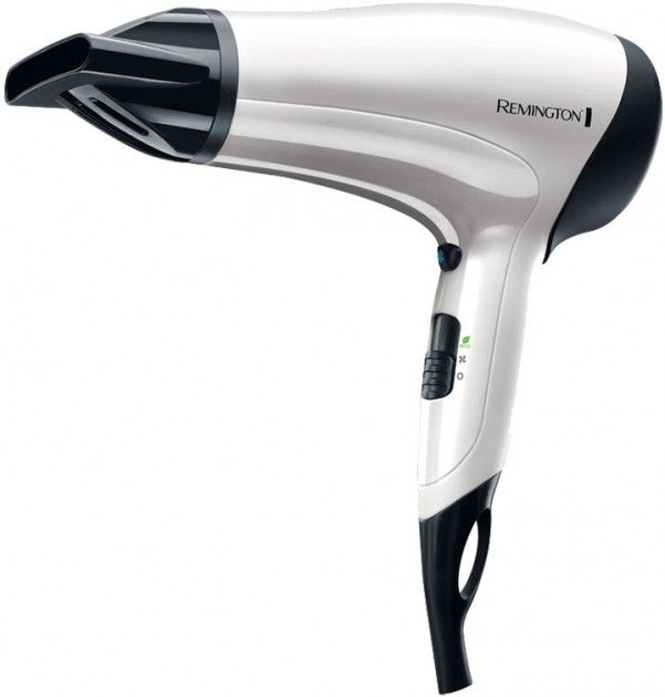 Фен Remington Power Volume 2000, 2000Вт, режимов-3, дифузор,турмалиновая иониз-я, хол. обдув, белый