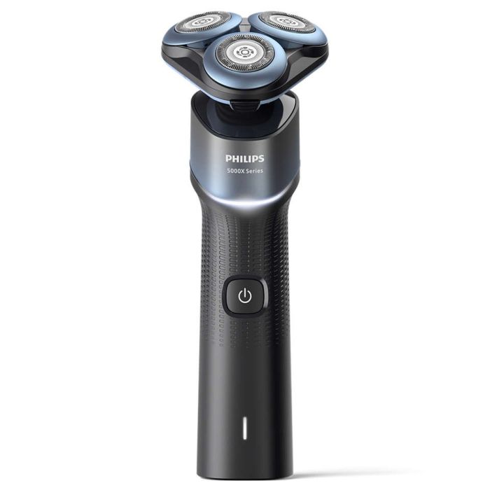 Бритва електр. Philips роторна Series 5000X, 4.5Вт,  бритв.головок-3, Li-Ion, сух.+волог., чорно-синій