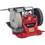 Верстат вологого заточування Einhell TC-WG 200 125Вт диск 200х32мм шкіряний диск 180х30мм 110об/хв 7.33кг