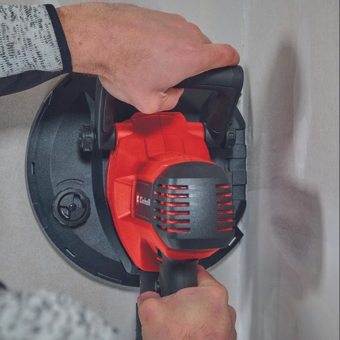 Шліфмашина для стін Einhell TC-DWS 225 1220Вт d225мм 1500-2300об/хв набір шліфпаперу 6шт 2.7кг