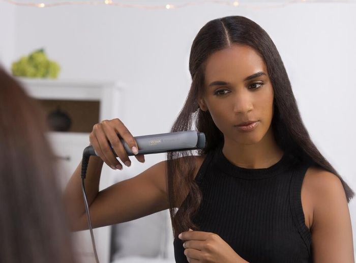 Випрямитель Remington Keratin Protect, 55Вт, темп.режимов-5, 160-230С, керамика, серебристый