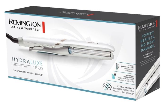 Випрямляч Remington Hydraluxe Pro, 56Вт, темп.режимів-5, 150-230С, дисплей, кераміка, білий