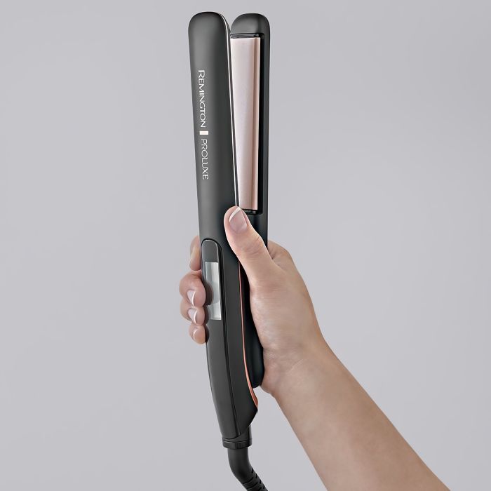 Випрямитель Remington ProLuxe Midnight Edition, 52Вт, темп.режимов-10, 150-230С, дисплей, керамика, черный