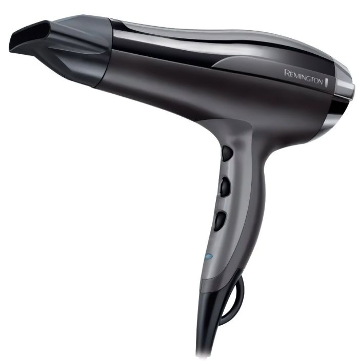 Фен Remington Pro-Air Turbo, 2400Вт, режимов-3, дифузор,турмалиновая иониз-я, хол. обдув, черный