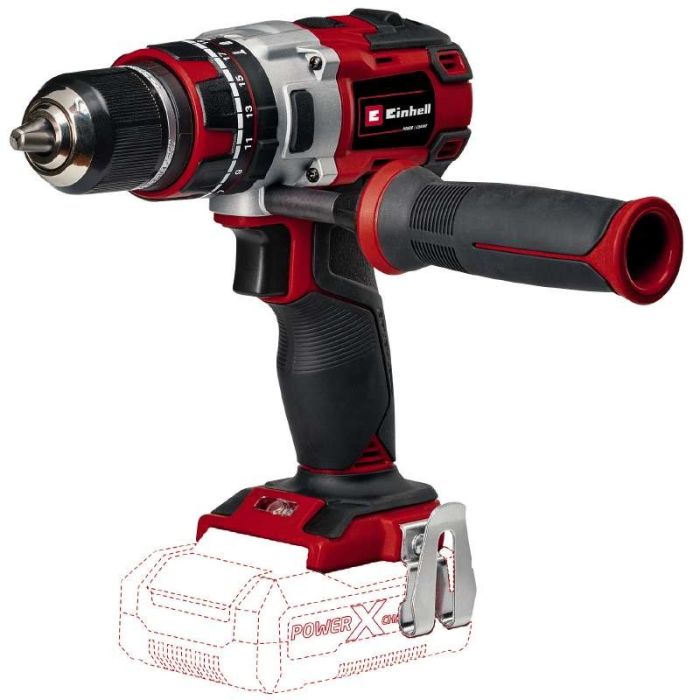 Шурупокрут-дриль ударний акумуляторний Einhell Professional TP-CD 18/80 Li-i BL - Solo безщітковий PXC 18В 80Нм 0-500/0-1800об/хв 1.43кг без АКБ та ЗП