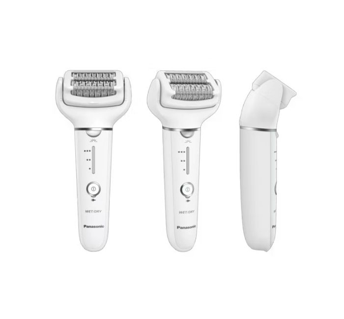 Епілятор Panasonic пінцетний, акумуляторний , пінцет.-60, волог.+сух., насадок-2, футляр , білий