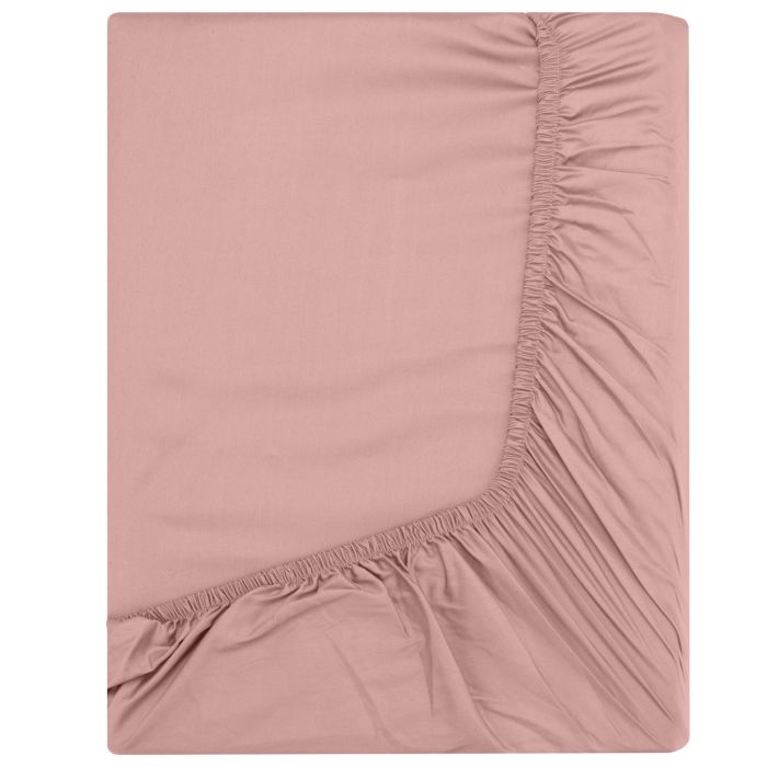 Простынь на резинке Ardesto Mix&Match Premium, 180x200+30см, 100% хлопок, сатин, розовый светлый