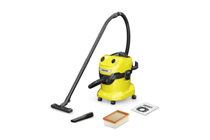 Пылесос профессиональный Karcher WD 4 V-20/5/22, 1000Вт контейнер 20л, 6.8кг