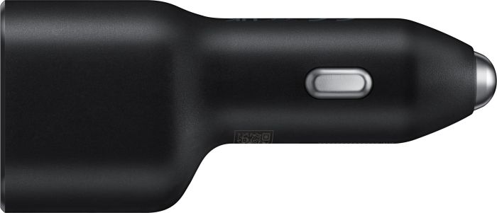Зарядное устройство автомобильное Samsung 40Вт USB-A/USB-C, черный