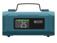 Пуско-зарядний пристрій портативний акумуляторний Konner&Sohnen KS JSP-2000 з компресором, 15В, 14800мА·год, струм 800А/пік 2000А, USB, 22л/хв, 1.6кг
