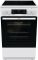 Плита Gorenje электрическая стеклокерамическая, 70л, 50x60см, дисплей,  приготовление с паром, программатор, белый