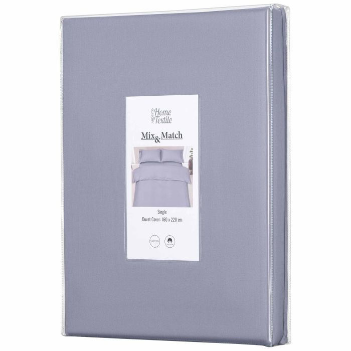 Підковдра Ardesto Mix&Match, 160х220см, 100% бавовна, сатин, сірий