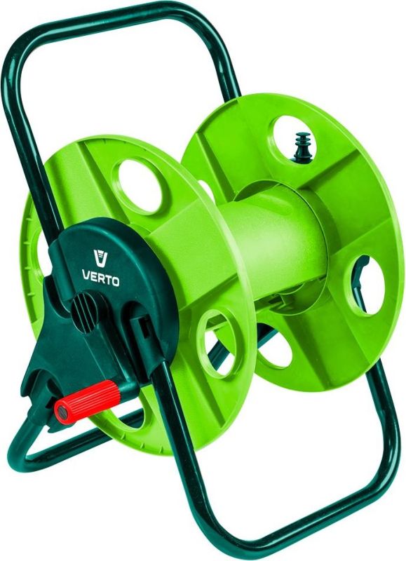 Катушка для шланга Verto на подставке 45м 1/2" 15м 3/4"