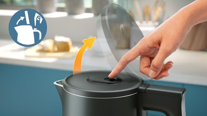 Електрочайник Philips Double Walled Kettle, 1.7л, Strix, з подвійними стінками, чорний