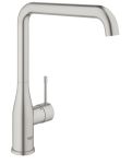 Змішувач для кухні Grohe Accent, довж.виливу - 220мм, поворотний, 1важіль, супер сталь