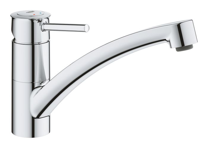 Змішувач для кухні Grohe BauClassic, довж.виливу - 231мм, поворотний, 1важіль, хром