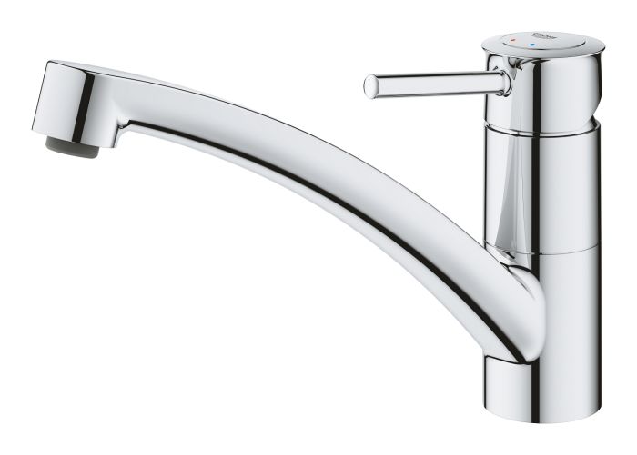 Змішувач для кухні Grohe BauClassic, довж.виливу - 231мм, поворотний, 1важіль, хром