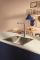 Смеситель для кухни Grohe Blue Pure Minta, дл.излива - 223мм, поворотный/вытяжной, 2 воды, супер сталь