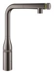 Змішувач для кухні Grohe Essence Smart Control, довж.виливу - 199мм, поворотний/витяжний, вентиль/кнопка, графіт