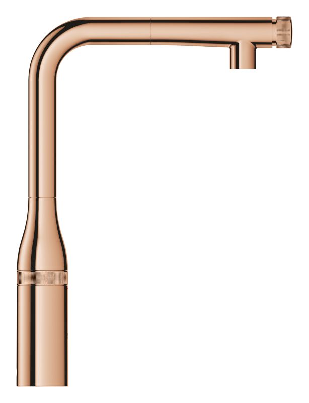 Смеситель для кухни Grohe Essence Smart Control, дл.излива - 199мм, поворотный/вытяжной, вентиль/кнопка, теплый закат