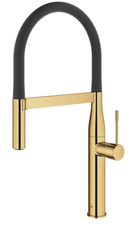 Смеситель для кухни Grohe Essence, дл.излива - 240мм, поворотный/гибкий, 1рычаг, прохладный восход солнца