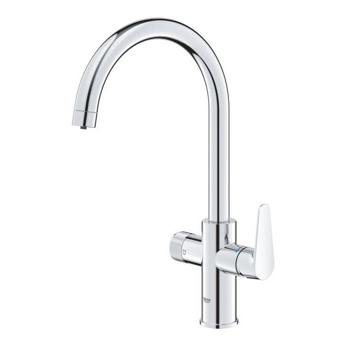 Смеситель для кухни Grohe Start Curve, дл.излива - 223мм, поворотный, 1+1фильтр, хром