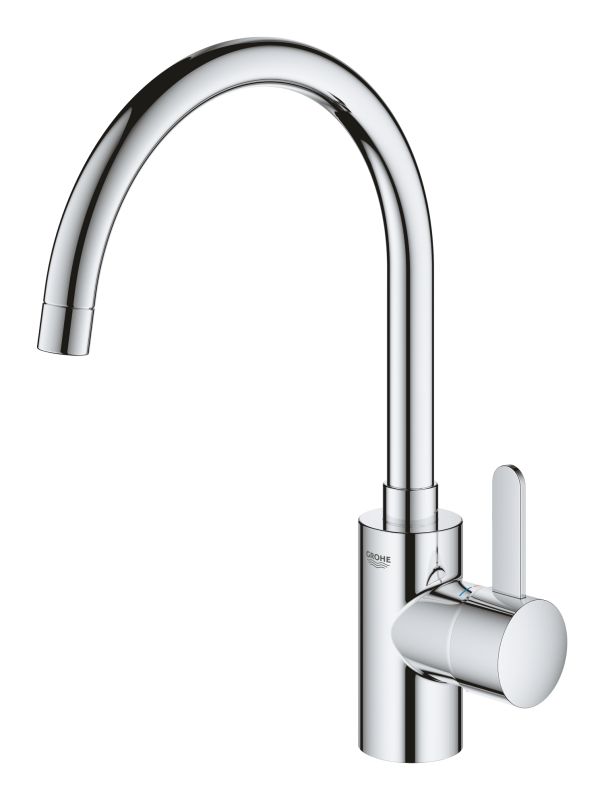 Смеситель для кухни Grohe Via Cosmo, дл.излива - 224мм, поворотный, 1рычаг, хром