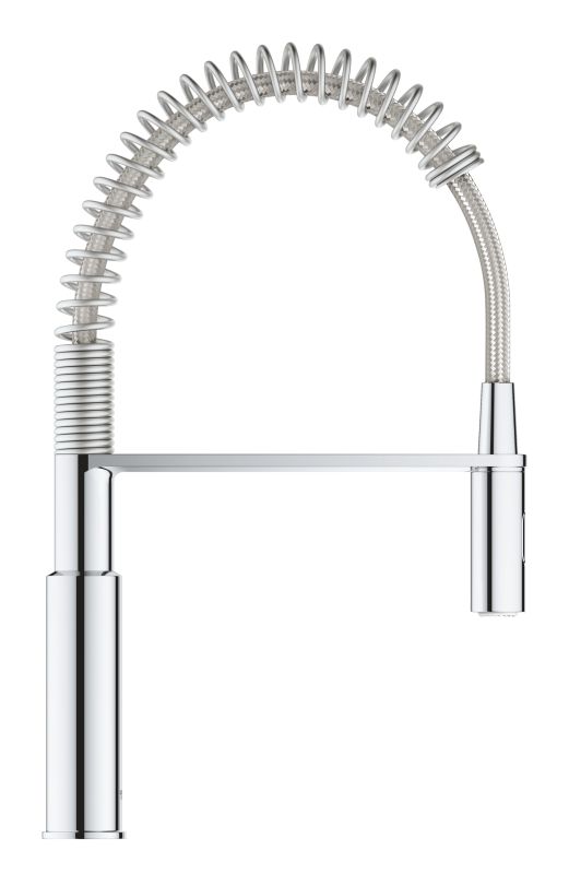 Смеситель для кухни Grohe Via Cosmo, дл.излива - 236мм, поворотный/гибкий, 1рычаг, хром