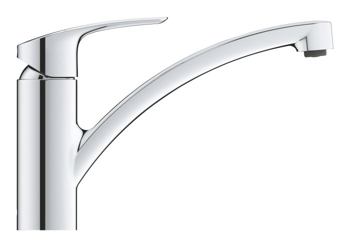 Смеситель для кухни Grohe Via, дл.излива - 227мм, поворотный, 1рычаг, хром