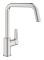 Смеситель для кухни Grohe Via, дл.излива - 228мм, поворотный, 1рычаг, супер сталь