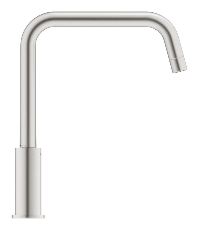 Смеситель для кухни Grohe Via, дл.излива - 228мм, поворотный, 1рычаг, супер сталь