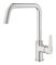 Смеситель для кухни Grohe Via, дл.излива - 228мм, поворотный, 1рычаг, супер сталь