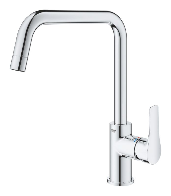 Смеситель для кухни Grohe Via, дл.излива - 228мм, поворотный, 1рычаг, хром