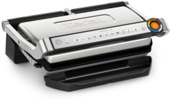 Гриль Tefal прижимной OptiGrill+ XL 2000Вт, темп. режимов-4, съёмные пластины, металл