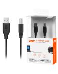 Кабель 2E USB-A > USB-B (AM/BM) синхронізації 3м, чорний