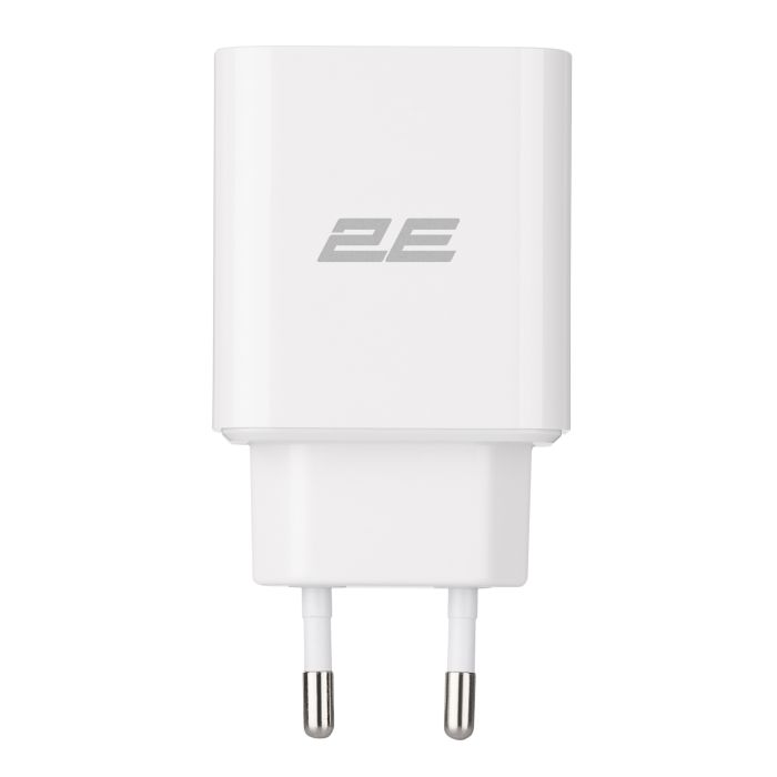 Зарядное устройство сетевое 2E 20Вт USB-C PD, белый