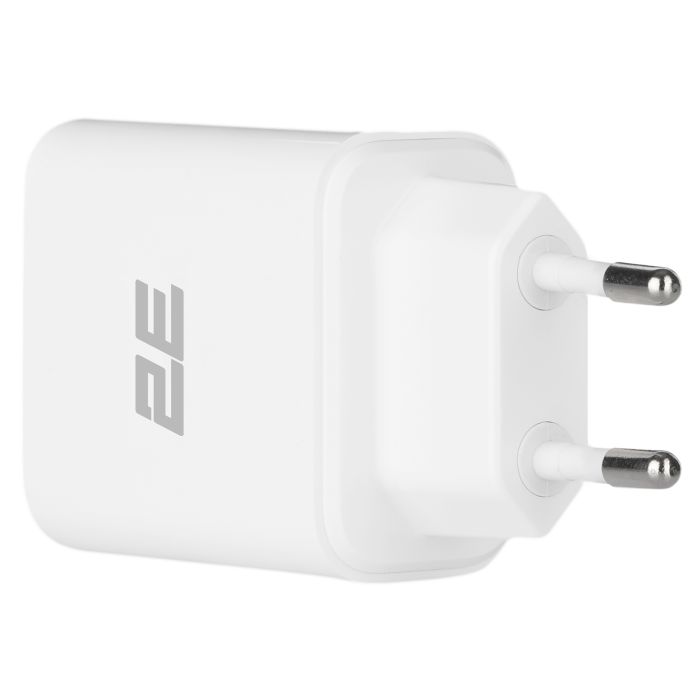 Зарядное устройство сетевое 2E 20Вт USB-C PD, белый