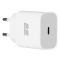 Зарядное устройство сетевое 2E 20Вт USB-C PD, белый