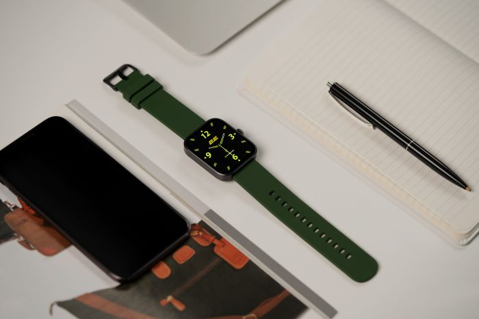 Смарт-годинник 2E Alpha SQ Music Edition 46мм, 1.78", 368x448, AMOLED, BT 5.2, Чорно-зелений