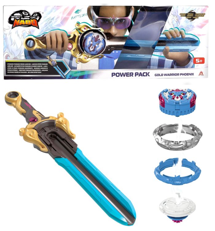 Волчок Infinity Nado VI Power Pack Золотой Воин Феникс (Gold Warrior Phoenix)
