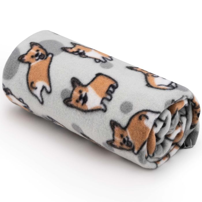 Плед Ardesto Fleece, 130x160см, 100% полиэстер, корги